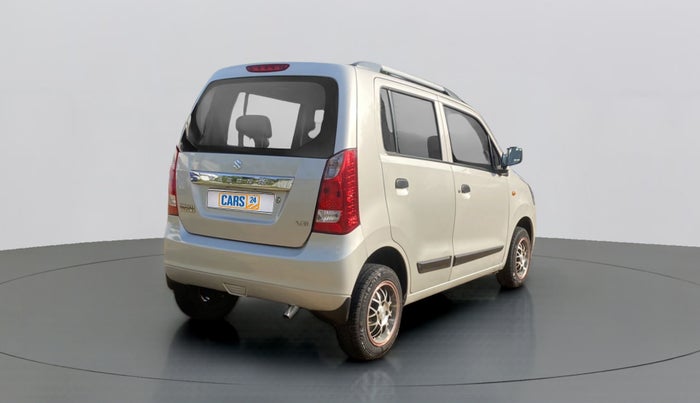 2012 Maruti Wagon R 1.0 LXI, Petrol, Manual, 80,714 km, Right Back Diagonal
