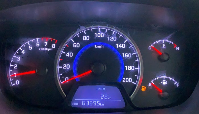 2015 Hyundai Grand i10 MAGNA 1.2 KAPPA VTVT, Petrol, Manual, 63,857 km, Odometer Image