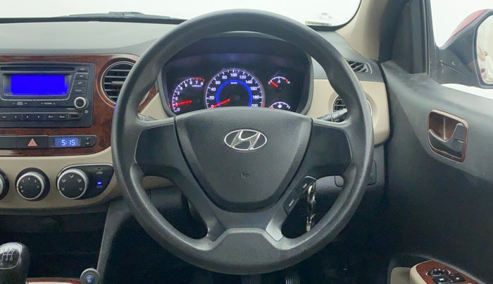 2015 Hyundai Grand i10 MAGNA 1.2 KAPPA VTVT, Petrol, Manual, 63,857 km, Steering Wheel Close Up