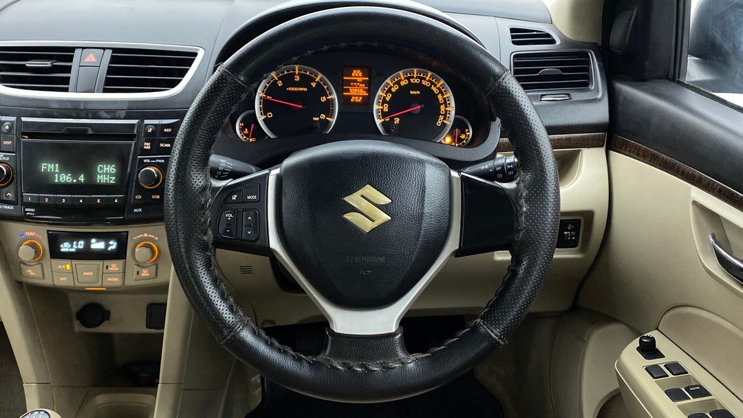Steering Wheel Close Up