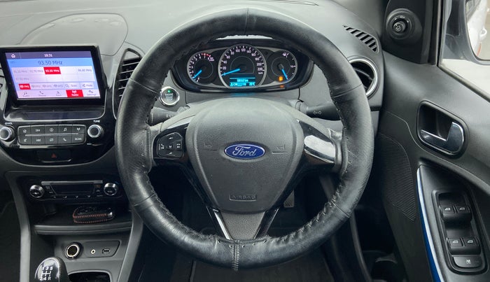 2019 Ford New Figo TITANIUM 1.2 PETROL MT, Petrol, Manual, 18,162 km, Steering Wheel Close Up