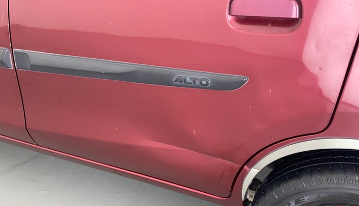 2017 Maruti Alto K10 VXI, Petrol, Manual, 16,846 km, Rear left door - Slightly dented