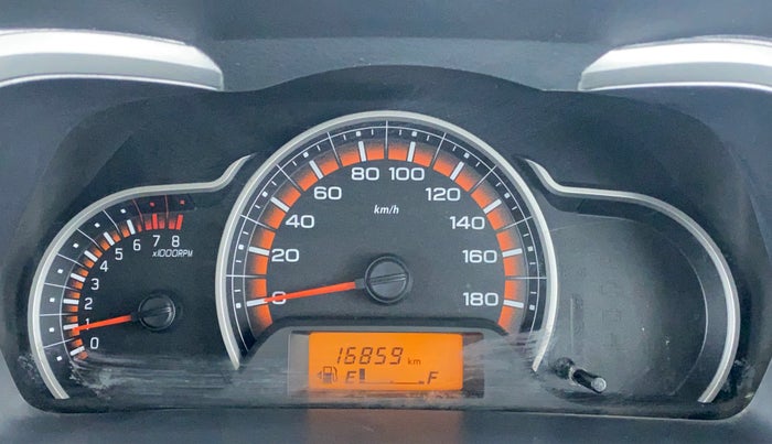 2017 Maruti Alto K10 VXI, Petrol, Manual, 16,846 km, Odometer Image