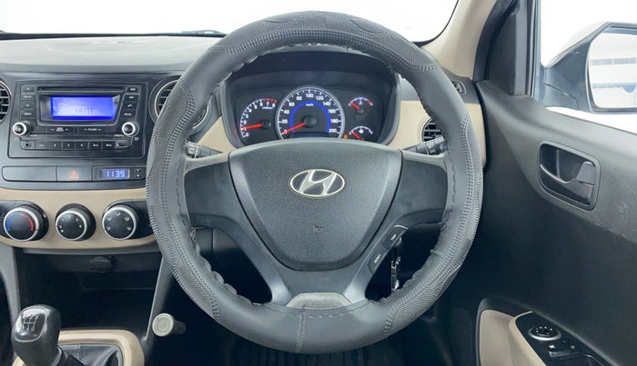 2014 Hyundai Grand i10 MAGNA 1.2 VTVT, Petrol, Manual, 25,771 km, Steering Wheel Close Up