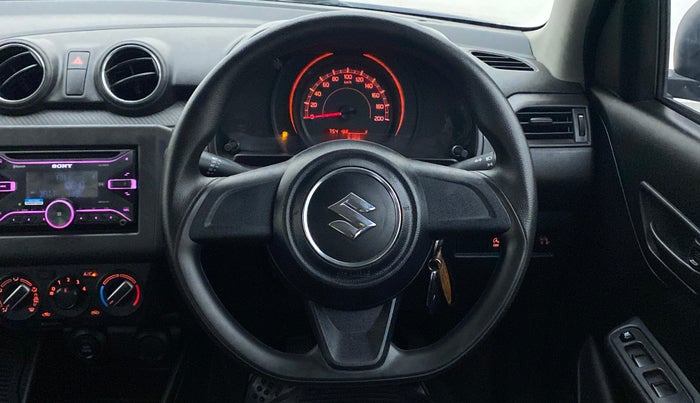 2021 Maruti Swift LXI, Petrol, Manual, 6,768 km, Steering Wheel Close Up