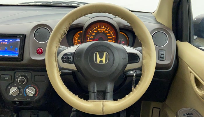 2013 Honda Amaze 1.2 SAT I VTEC, Petrol, Automatic, 90,146 km, Steering Wheel Close Up