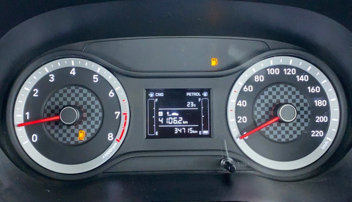 2021 Hyundai GRAND I10 NIOS SPORTZ 1.2 KAPPA VTVT CNG, CNG, Manual, 34,714 km, Odometer Image