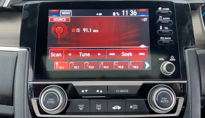 2019 Honda Civic 1.8L I-VTEC ZX CVT, Petrol, Automatic, 31,854 km, Infotainment system - Music system not functional