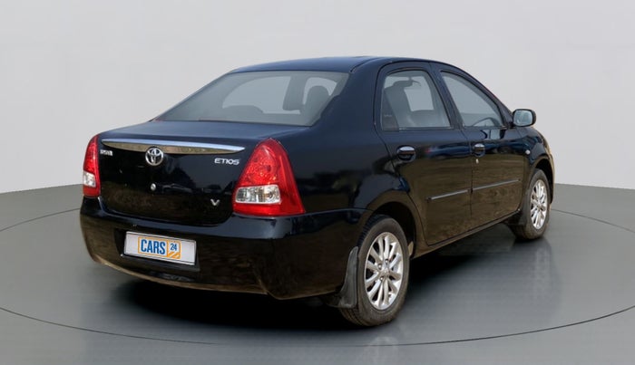 2011 Toyota Etios V, Petrol, Manual, 47,612 km, Right Back Diagonal