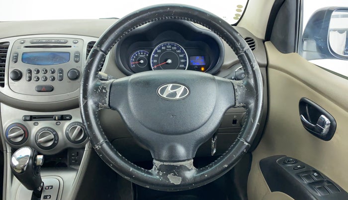 2011 Hyundai i10 SPORTZ 1.2 AT, Petrol, Automatic, 18,495 km, Steering Wheel Close Up