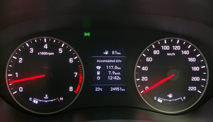 2018 Hyundai Elite i20 ASTA 1.2 (O), Petrol, Manual, 24,988 km, Odometer Image