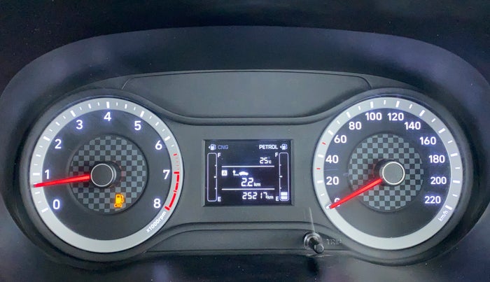 2021 Hyundai GRAND I10 NIOS SPORTZ 1.2 KAPPA VTVT CNG, CNG, Manual, 25,217 km, Odometer Image