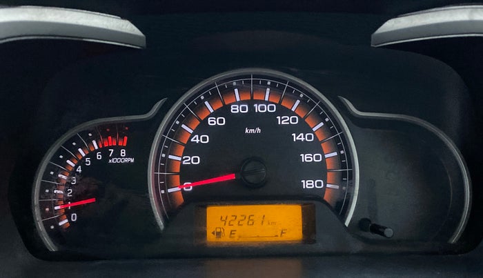 2017 Maruti Alto K10 VXI (O), Petrol, Manual, 42,259 km, Odometer Image