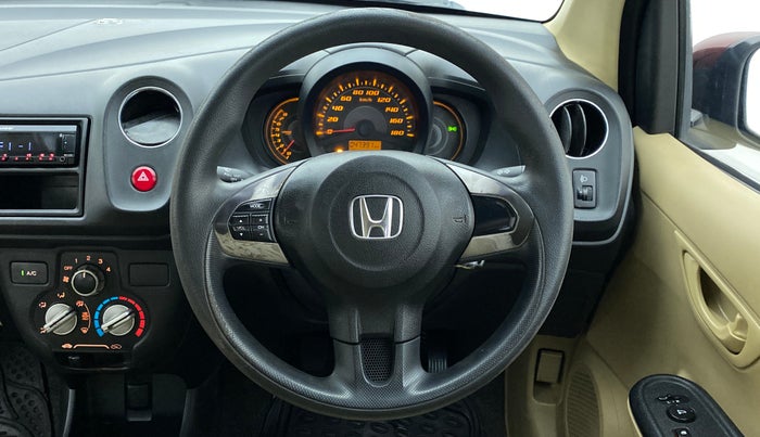 2014 Honda Amaze 1.2L I-VTEC S, Petrol, Manual, 47,390 km, Steering Wheel Close Up