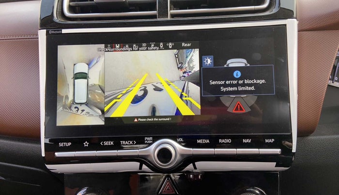 2021 Hyundai ALCAZAR PRESTIGE (O) 6STR 2.0 AT, Petrol, Automatic, 5,197 km, Infotainment system - Parking sensor not working