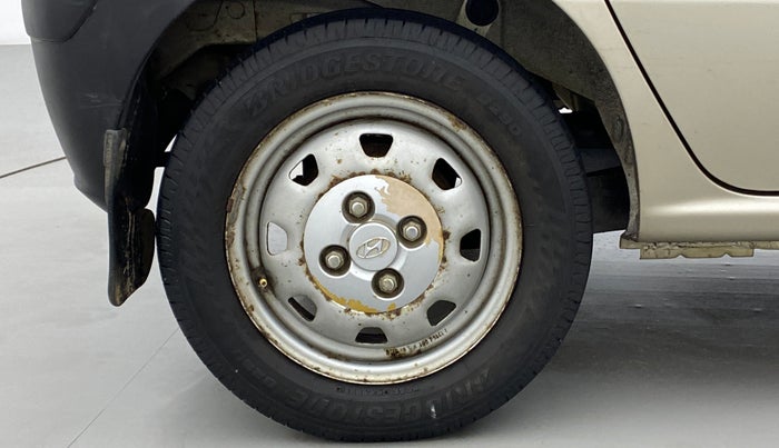 2010 Hyundai Santro Xing GL, Petrol, Manual, 71,117 km, Right Rear Wheel