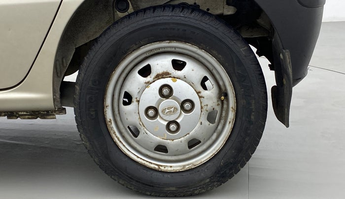 2010 Hyundai Santro Xing GL, Petrol, Manual, 71,117 km, Left Rear Wheel