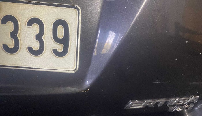 2015 Maruti Ertiga VXI, Petrol, Manual, 21,470 km, Dicky (Boot door) - Slightly dented