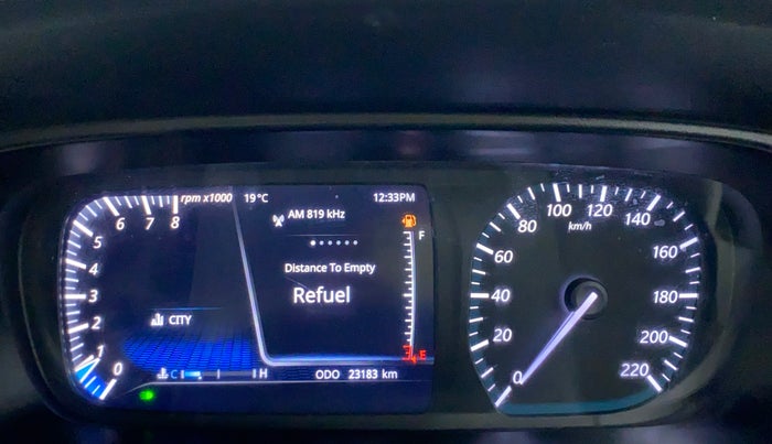 2021 Tata PUNCH CREATIVE  MT, Petrol, Manual, 23,183 km, Odometer Image