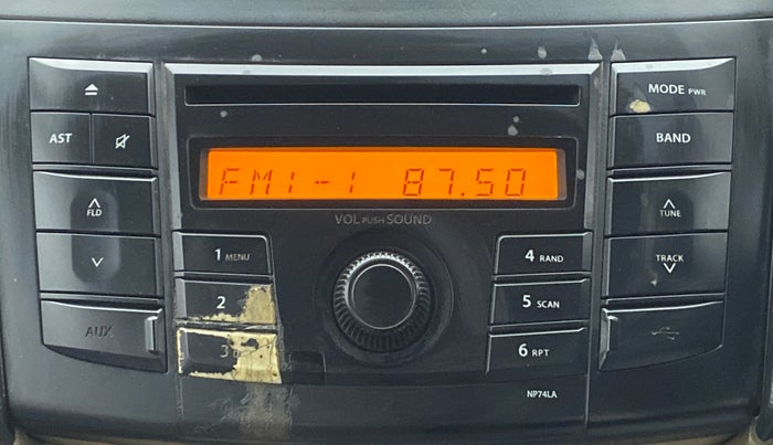 2012 Maruti Swift Dzire VXI, Petrol, Manual, 87,480 km, Infotainment System