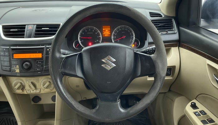 2012 Maruti Swift Dzire VXI, Petrol, Manual, 87,615 km, Steering Wheel Close Up