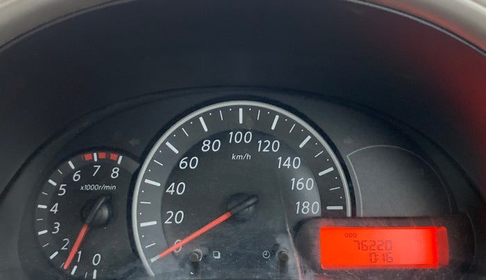 2012 Nissan Micra XV PETROL, Petrol, Manual, 76,220 km, Odometer Image