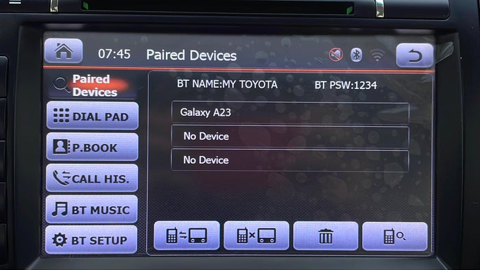 TOYOTA LAND CRUISER-Bluetooth Player