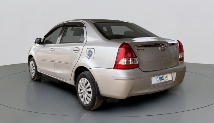 2013 Toyota Etios G, Petrol, Manual, 43,586 km, Left Back Diagonal