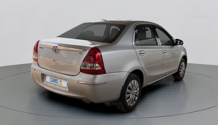 2013 Toyota Etios G, Petrol, Manual, 43,586 km, Right Back Diagonal