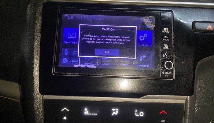 2018 Honda WR-V 1.2L I-VTEC VX MT, Petrol, Manual, 33,682 km, Infotainment system - Touch screen not working