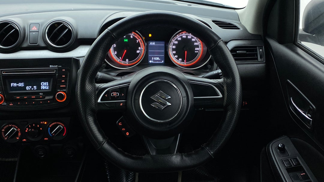 Steering Wheel Close Up