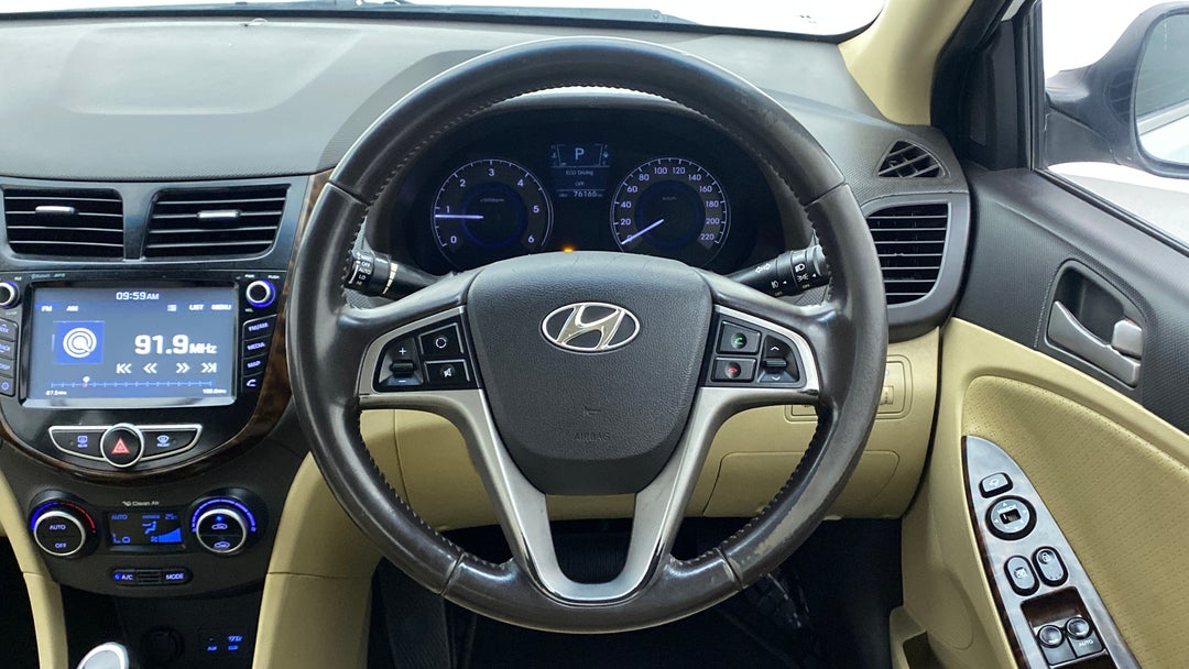 Steering Wheel Close Up