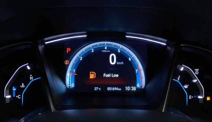 2019 Honda Civic 1.8L I-VTEC ZX CVT, Petrol, Automatic, 52,478 km, Odometer Image