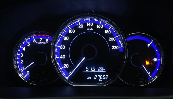 2019 Toyota YARIS J MT, Petrol, Manual, 27,652 km, Odometer Image