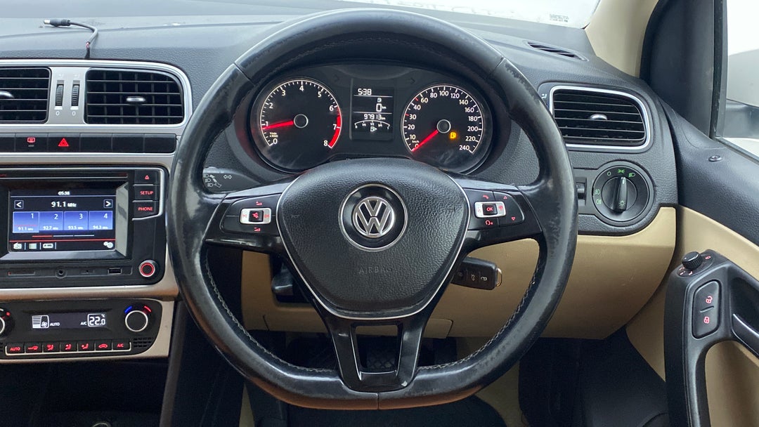 Steering Wheel Close Up