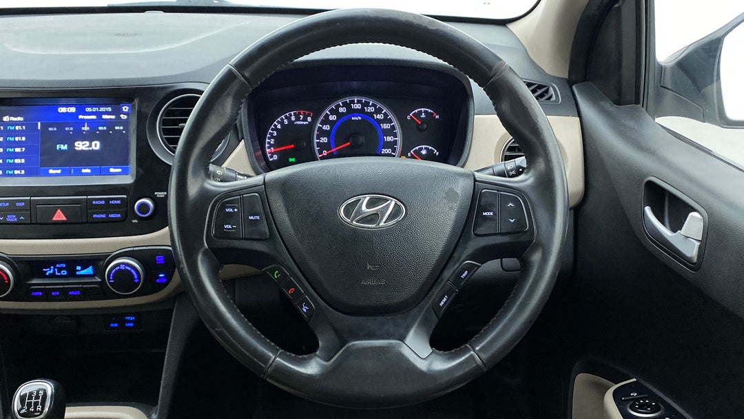 Steering Wheel Close Up