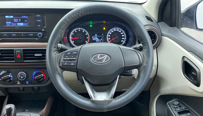 2020 Hyundai AURA S 1.2 AMT, Petrol, Automatic, 99,334 km, Steering Wheel Close Up