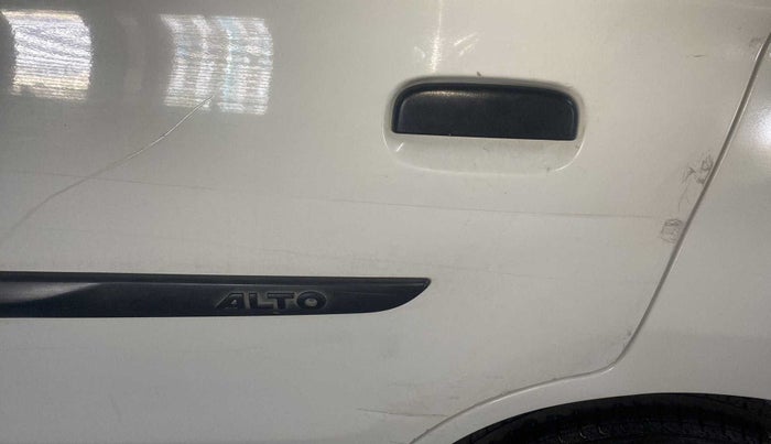 2016 Maruti Alto K10 VXI AMT, Petrol, Automatic, 75,196 km, Rear left door - Minor scratches