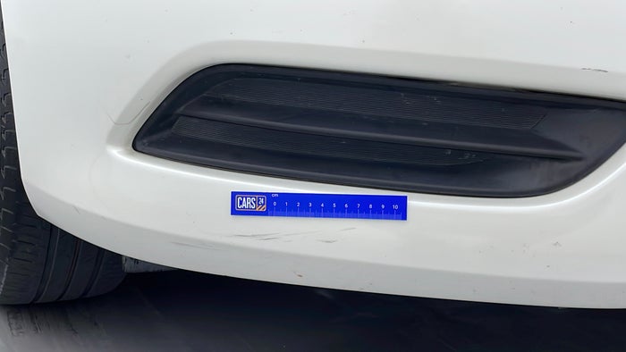 NISSAN SENTRA-Bumper Front Scratch