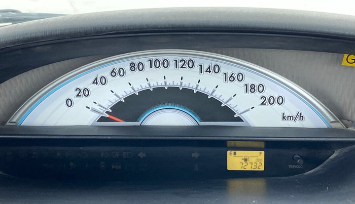 2012 Toyota Etios Liva G SP, Petrol, Manual, 72,731 km, Odometer Image