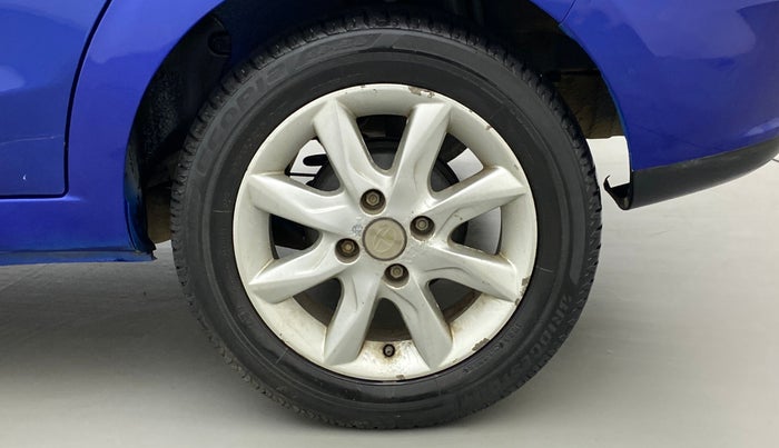 2014 Tata Zest XT RT, Petrol, Manual, 55,368 km, Left Rear Wheel
