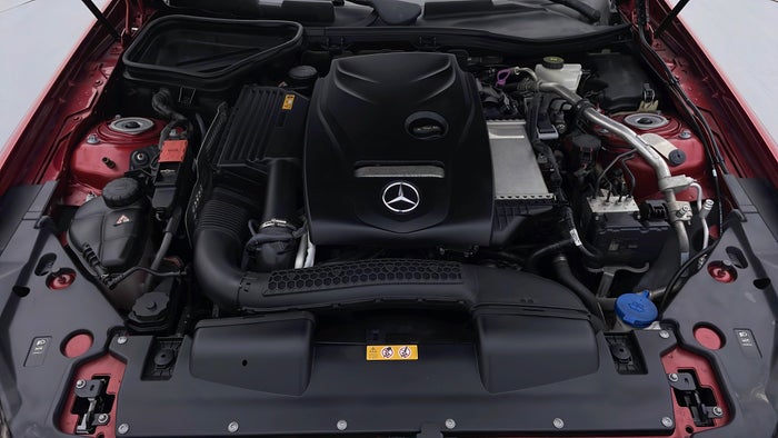 MERCEDES BENZ SLC 200-Engine Bonet View
