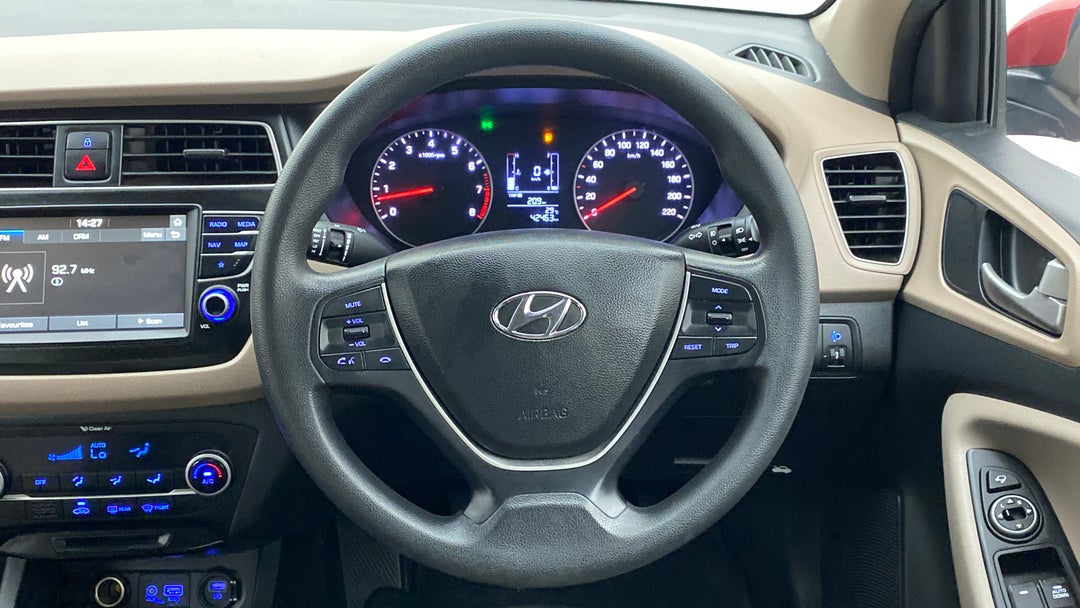 Steering Wheel Close Up
