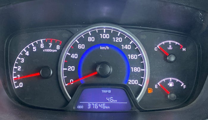 2017 Hyundai Grand i10 SPORTZ (O) 1.2 KAPPA VTVT, Petrol, Manual, 37,646 km, Odometer Image