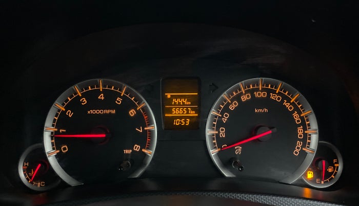 2017 Maruti Swift VXI, Petrol, Manual, 56,657 km, Odometer Image