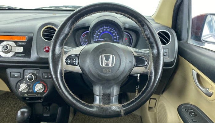 2015 Honda Amaze 1.2 VX CVT I VTEC, Petrol, Automatic, 78,148 km, Steering Wheel Close Up
