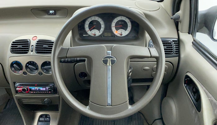2010 Tata Indigo ECS GLS, Petrol, Manual, 18,383 km, Steering Wheel Close Up