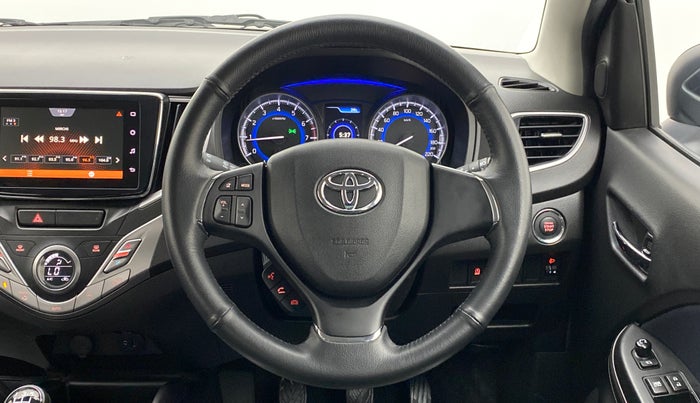 2021 Toyota Glanza G ISG, Petrol, Manual, 14,441 km, Steering Wheel Close Up