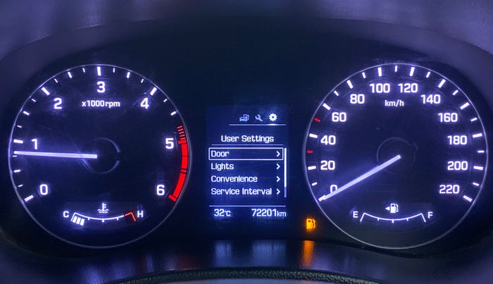 2018 Hyundai Creta 1.6 SX (O) CRDI, Diesel, Manual, 72,307 km, Odometer Image