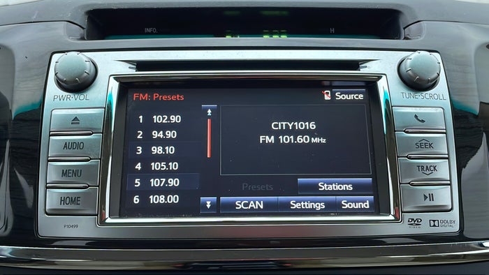 TOYOTA FORTUNER-Infotainment System